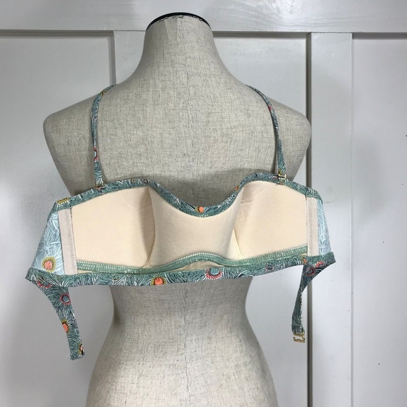 J. Crew Peacock Bikini Top - Picture 7 of 8